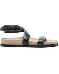 Totême - The Chunky Leather Sandals - Lyst