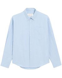 Ami Paris - Cotton Long Sleeve Ami De Coeur Boxy Shirt - Lyst