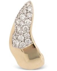 Rainbow K - Shark-Tooth Diamond Earring - Lyst