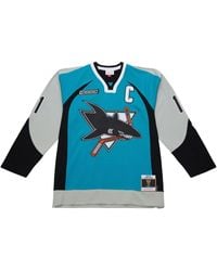 Mitchell & Ness - T-Shirt Nhl Jersey Sharks 1999 Owen Nolan - Lyst