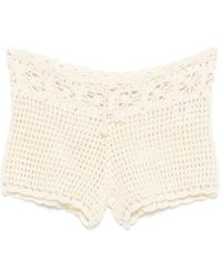 TERRY PUESTO - Short Lido En Crochet - Lyst