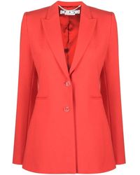 Off-White c/o Virgil Abloh - Notch-Lapel Buttoned Blazer - Lyst