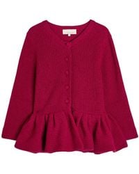 LIBEROWE - Peplum Cardigan - Lyst