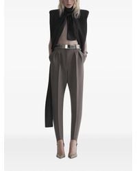 Mugler - Gedrapeerde Top - Lyst
