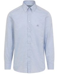 Etro - Overhemd Met Paisley-Print En Knopen - Lyst