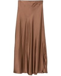 Ottod'Ame - Satin Bias-cut Skirt - Lyst