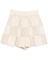 Zimmermann - Wanderlust Tuck Shorts - Lyst