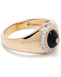 Yvonne Léon - 9Kt Mini Chevalière Pompadour Signet Ring - Lyst