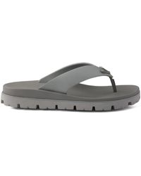 Prada - Rubber Flip-Flops - Lyst