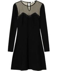 Twinset - Embroidered-Detailing Mini Dress - Lyst