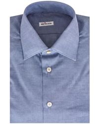 Kiton - Herringbone-Weave Shirt - Lyst