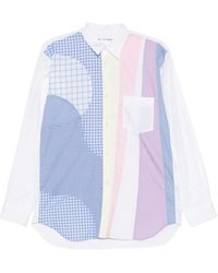 Comme des Garçons - Camicia Con Design Patchwork - Lyst