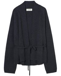 Psophia - Belted Knit Cardigan - Lyst