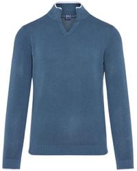 Fedeli - Pullover mit V-Ausschnitt - Lyst