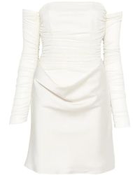 ROTATE BIRGER CHRISTENSEN - Chic Strapless Mini Dress With Ruffle Detail - Lyst
