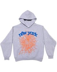 Sp5der - Og Web V2 Graphic-Print Hoodie - Lyst