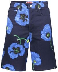 KENZO - Denim Bermuda Shorts - Lyst