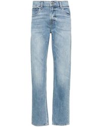 7 For All Mankind - Jeans slim Slimmy Step Up con vita media - Lyst