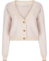 Nina Ricci - Mohair Blend V-Neck Cardigan - Lyst