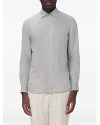 MC2 Saint Barth - Chemise En Lin À Manches Longues - Lyst