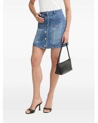 Morgan - Jitami Button-Up Patch-Pocket Short Skirt - Lyst