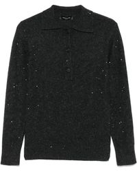 Fabiana Filippi - Sequin-Embellished Polo Sweater - Lyst