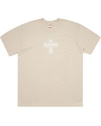 Supreme - Cross Box Logo T-shirt - Lyst