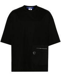 Junya Watanabe - Zip-pocket Cotton T-shirt - Men's - Cotton/polyester - Lyst