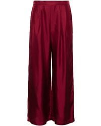 Asceno - Isola Mid-rise Straight-leg Trousers - Lyst