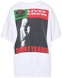 SAINT Mxxxxxx - Graphic-print Cotton T-shirt - Lyst