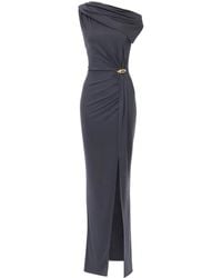 Elisabetta Franchi - Asymmetrisches Kleid - Lyst