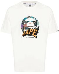 Aape By A Bathing Ape - Logo-Printed Cotton T-Shirt - Lyst