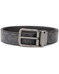 COACH Cinturón con hebilla clásica - Negro