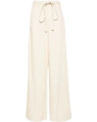 TOTEME - Tie-Waist Fluid Trousers - Lyst