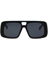 Stella McCartney - Square Oversize-Frame Sunglasses - Lyst