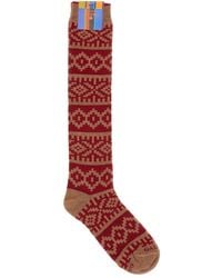 Gallo - Socken mit geometrischem Muster - Lyst