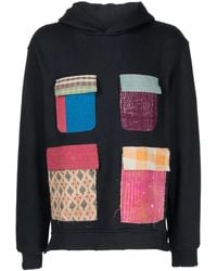 Alchemist - Patchwork Cotton Hoodie - Lyst