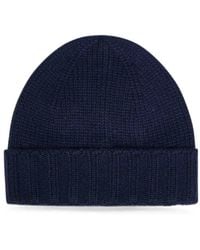 D4.0 - Ribbed-Knit Wool Beanie Hat - Lyst
