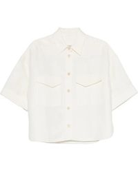 Closed - Linen Blend Shirt - Lyst