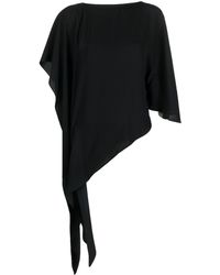MM6 by Maison Martin Margiela - Draped Detailing Top - Lyst