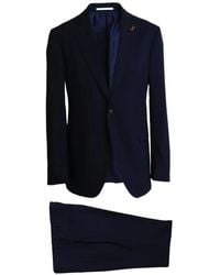 Pal Zileri - Logo-Pin Single-Breasted Suit - Lyst