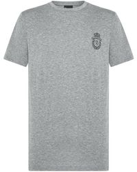 Billionaire - Logo-Embroidered Crew-Neck T-Shirt - Lyst