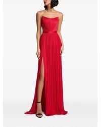 Cristallini - Estella Pleated Maxi Dress - Lyst