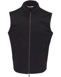Maurizio Baldassari - Zip Sleeveless Gilet - Lyst