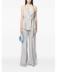 Twentyfourhaitch - Arizona Sequinned Palazzo Pants - Lyst