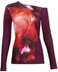 Silvia Tcherassi - Blouse Fleurie Sabra À Une Épaule - Lyst