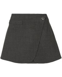 Coperni - Pinstripe-Pattern Mini Skirt - Lyst