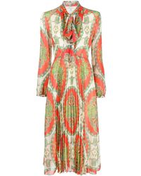 Etro - Paisley-print Silk Shirt Dress - Lyst
