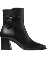 Jimmy Choo - Lawton Ab 65 Leather Heeled Boots - Lyst