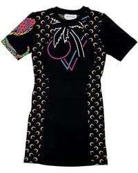 Marine Serre - Crescent Moon Short-Sleeve Mini Dress - Lyst
